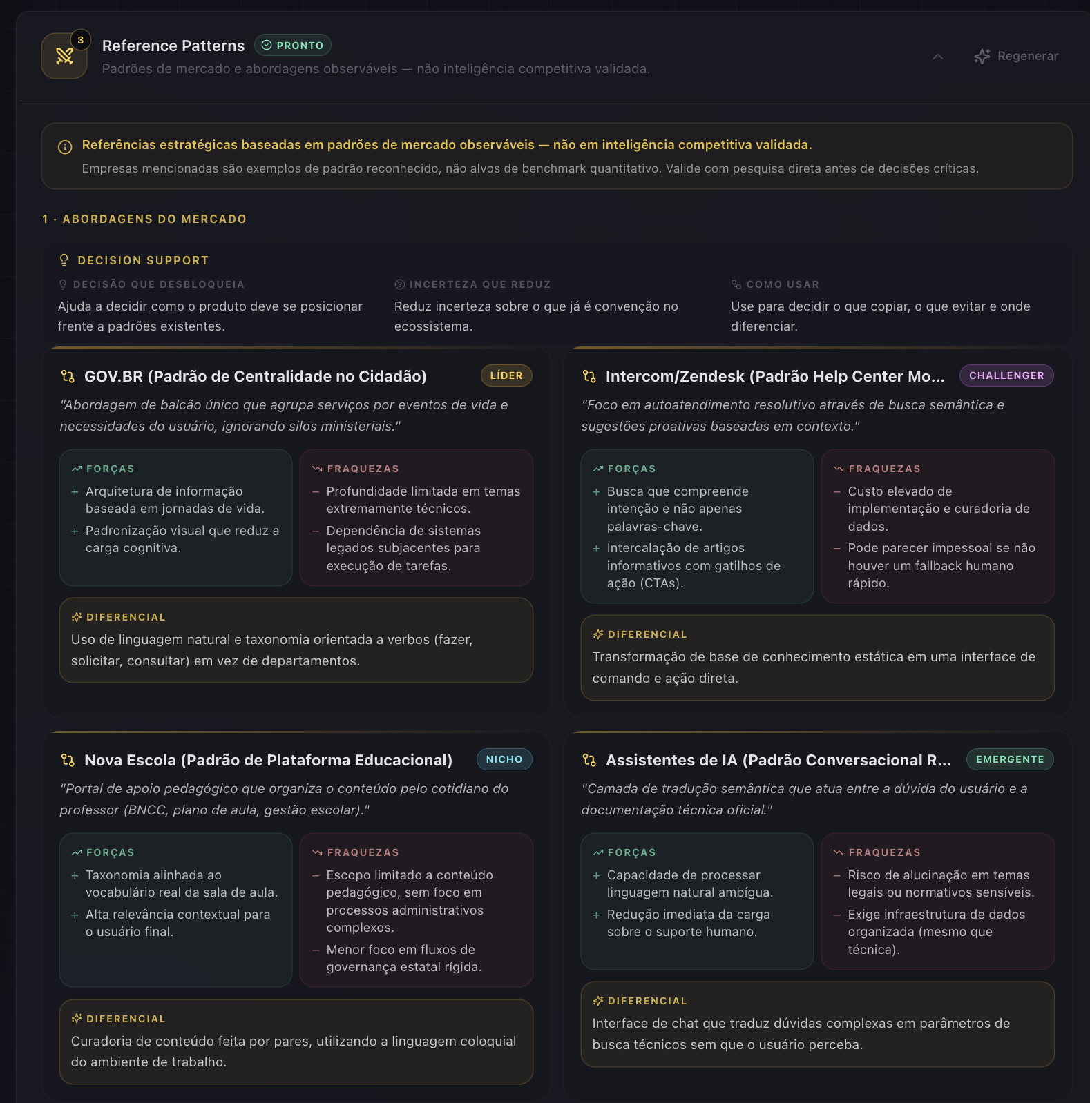 UX Copilot — evolução da UI