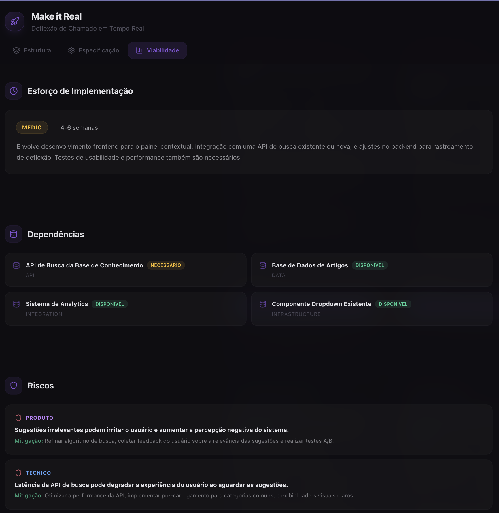 UX Copilot — exploração de prompts